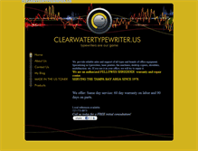 Tablet Screenshot of clearwatertypewriter.us